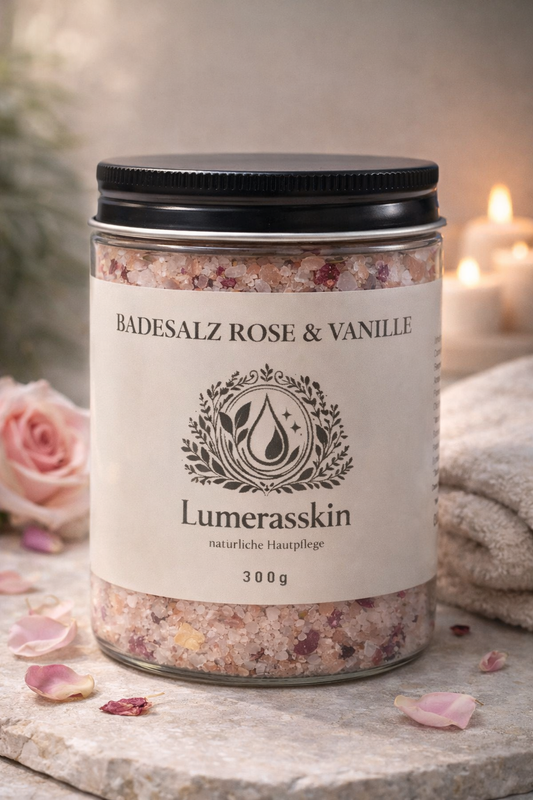 Badesalz Rose & Vanille