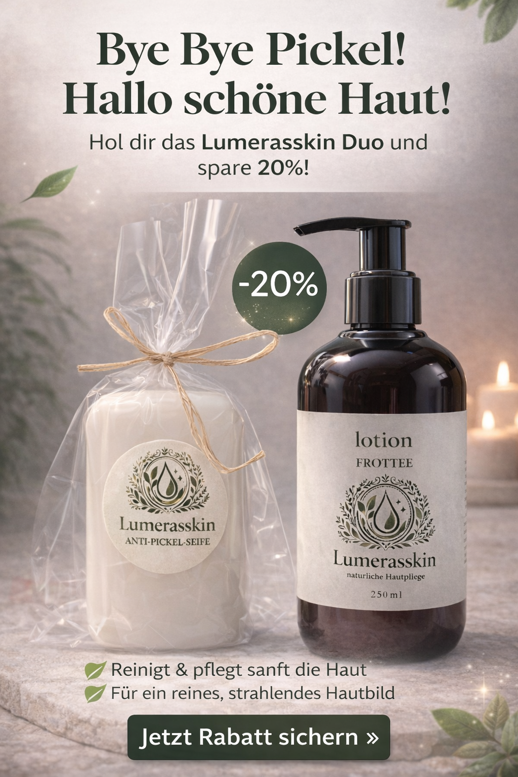 Seife und Körperlotion Set